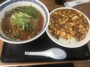 中華食堂劉の麻婆豆腐ご飯と台湾ラーメン