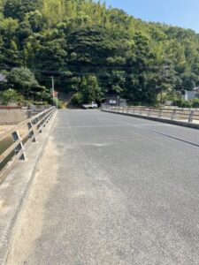 おむすびの撮影に使われた二丈深江の川口橋