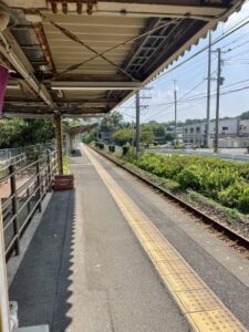 おむすびの撮影ロケ地の一貴山駅