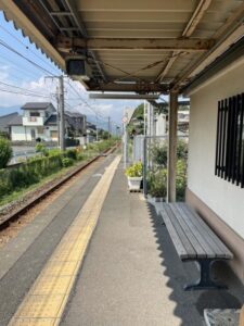 おむすびの撮影ロケ地の一貴山駅